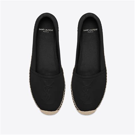 ysl monogram espadrilles in lambskin